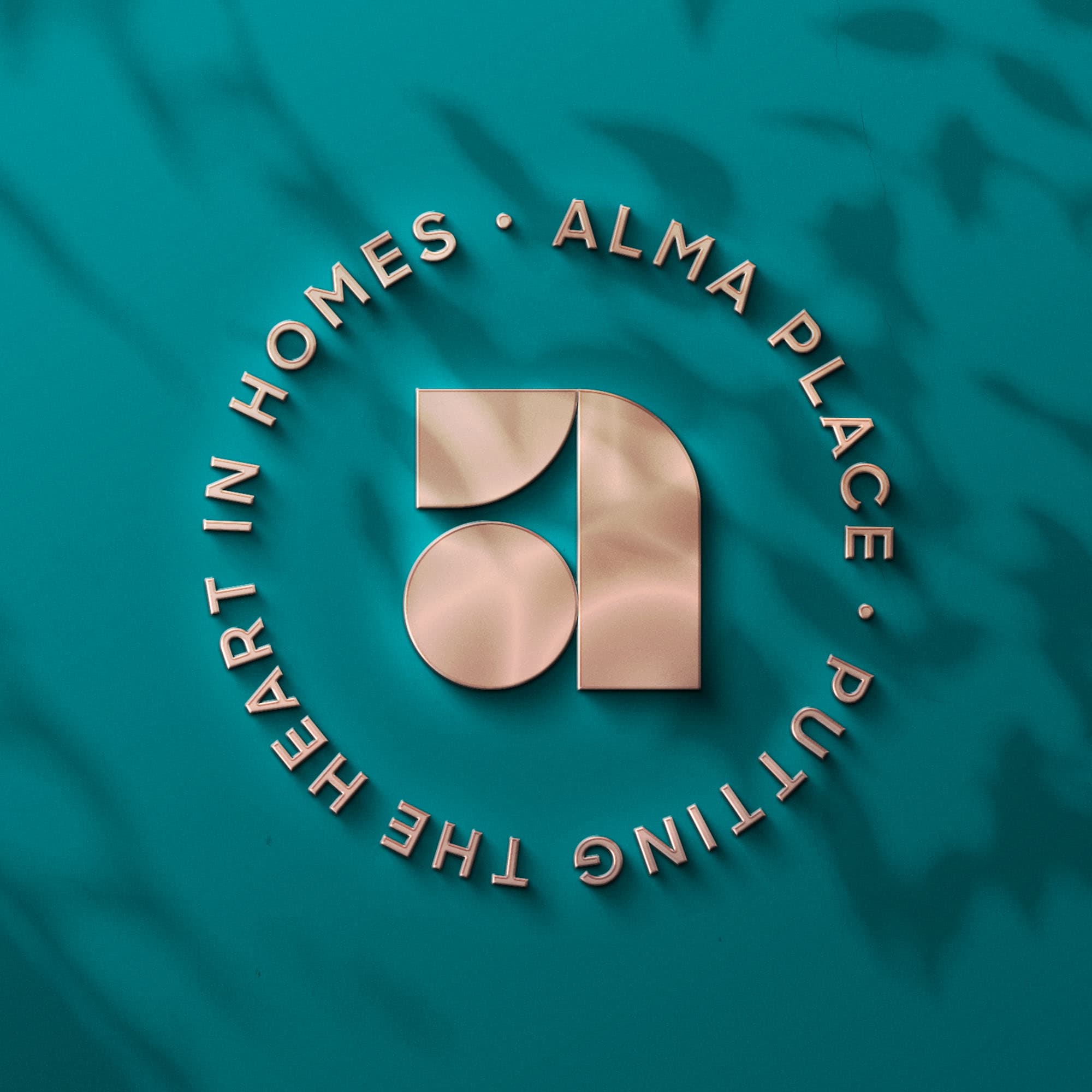 Alma Place_Metallic Sign